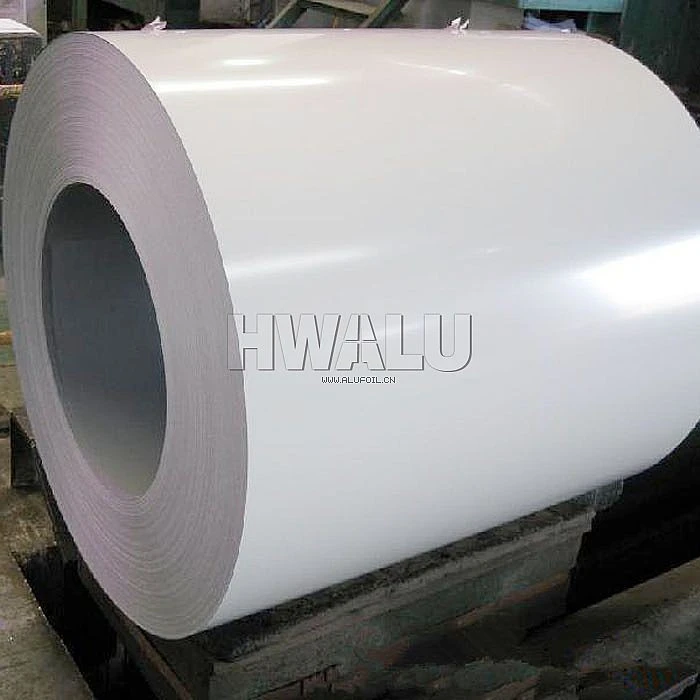 white aluminum coil